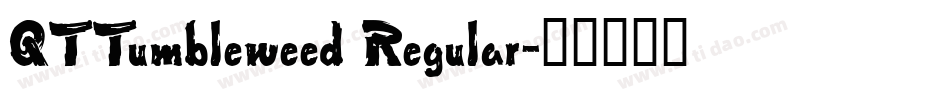 QTTumbleweed Regular字体转换
